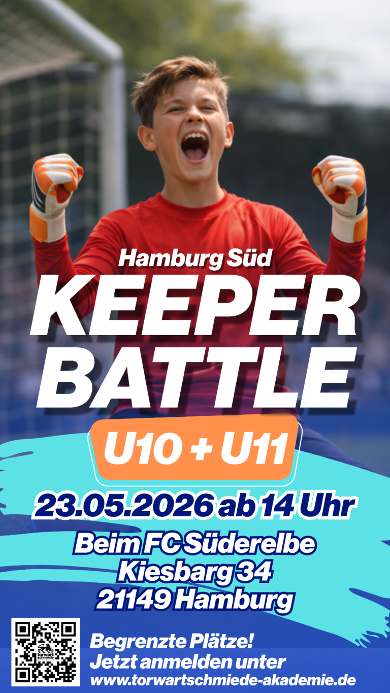 Keeper Battle Hamburg Süd U10 U11 Torwart Event Kinder Torwarttraining 23.05.2026 FC Süderelbe